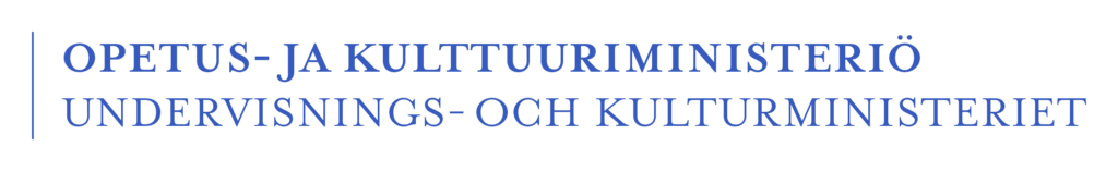 Opetus- ja Kulttuuriministeriön logo